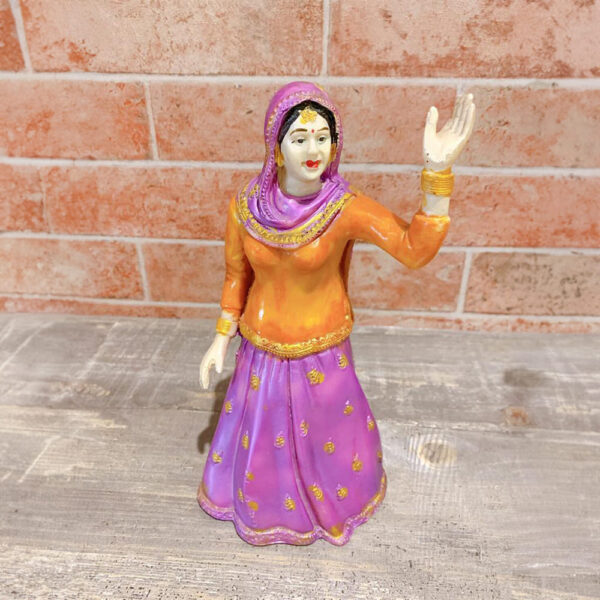 Dancing Lady Punjabi Miniature Artifact Image