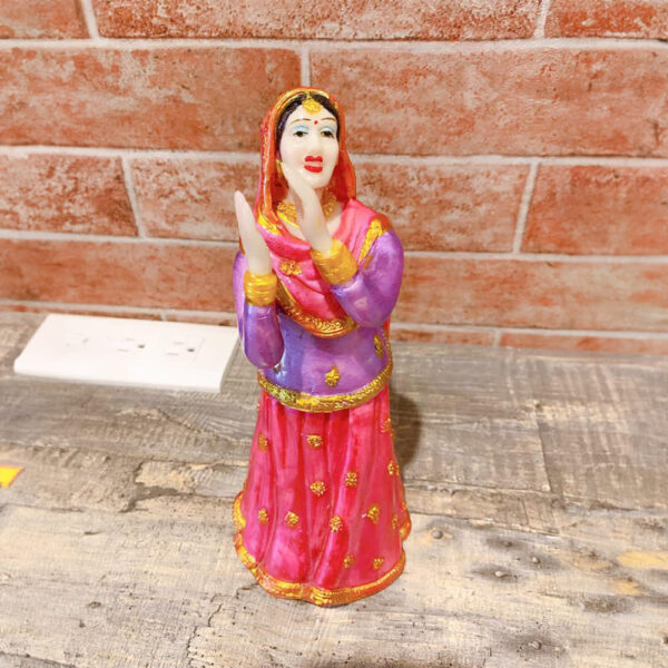 Gidha Performing Punjabi Miniature Artifact Image