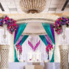 Modern Wedding Ivory Palazzo Crystal Mandap 2