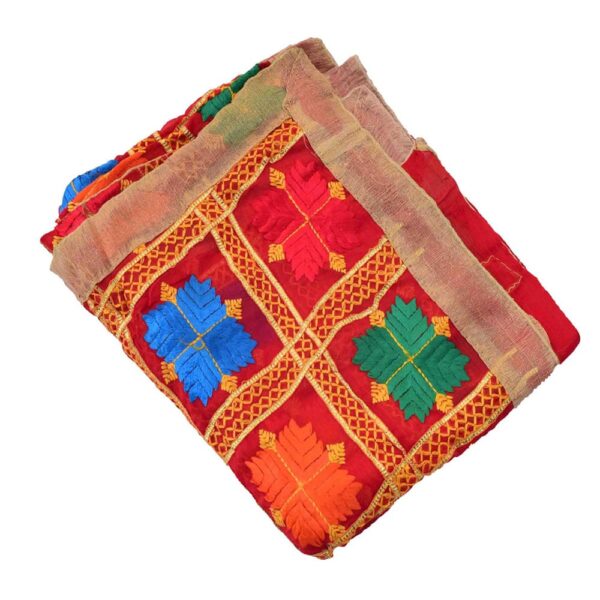 Phulkari Duppata Red Image