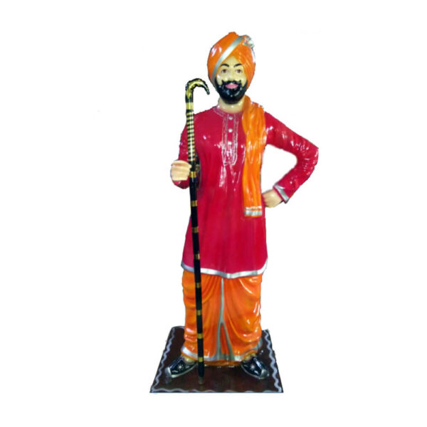 Punjabi Gabhru Entrance Welsome Statue Image