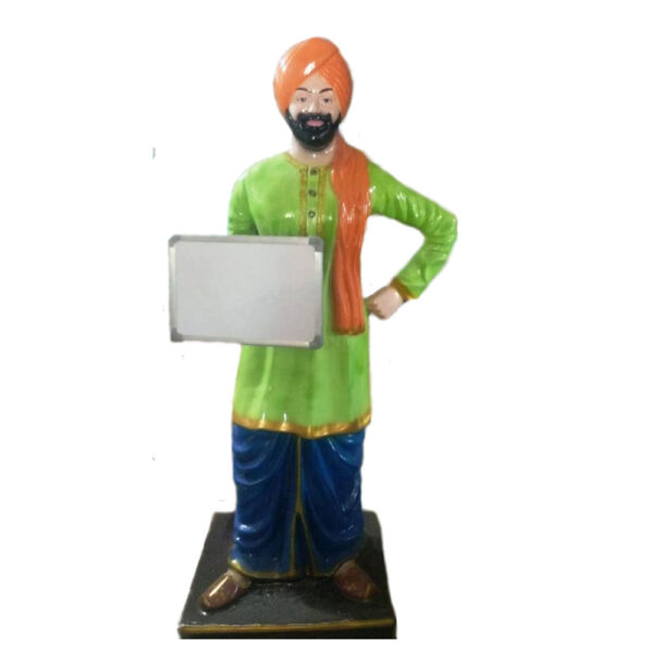 Punjabi Gabhru Welcome Staue For Hotels And Restaurents Image