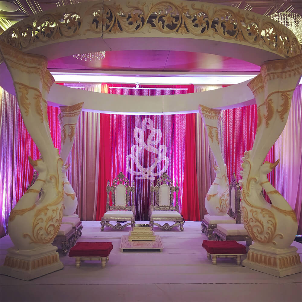 South Indian Peacock Mandap