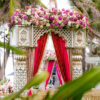 Traditional Indian Wedding Fiber Mandap 3