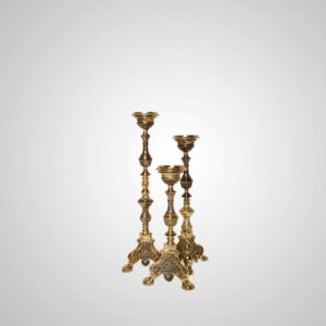 Victorian Metallic Trio Centerpiece (gold)