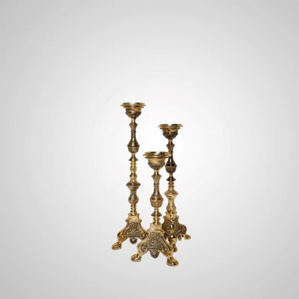 Victorian Metallic Trio Centerpiece (gold)