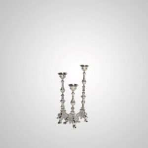 Victorian Metallic Trio Stands (silver)