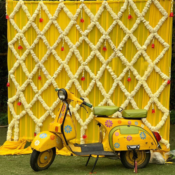 Wedding Prop Dummy Scooter Selfie Stand Img